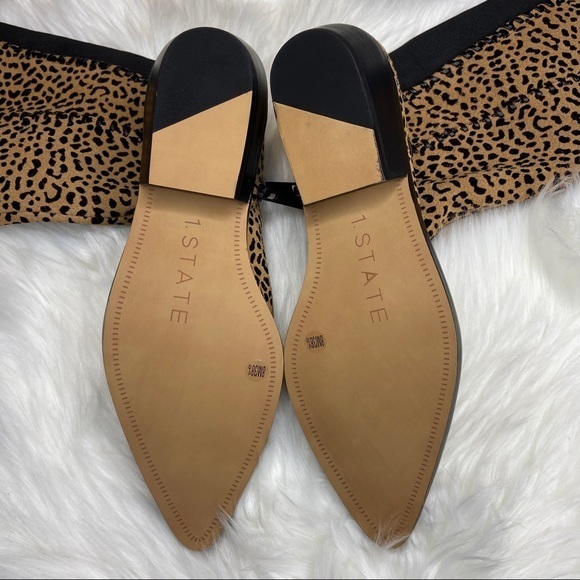 New 1 STATE Sage Leopard Print Over the Knee Boot - Picture 8 of 8